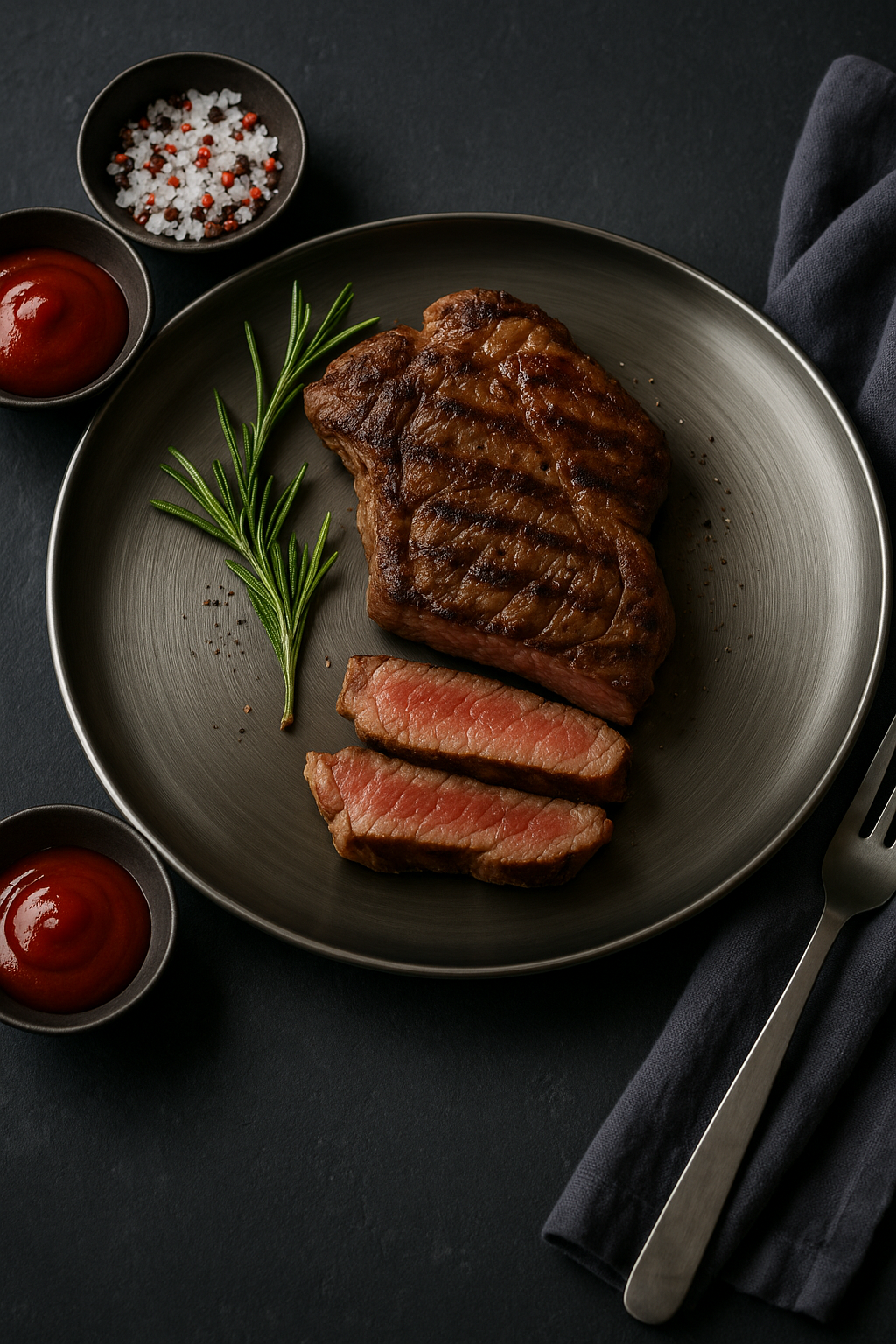 SteakSmiths Plate (Stainless Steel)